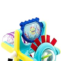 Vista 4 de Sassy Fishy Fascination Station 2-in-1 Suction Cup High Chair Toy, Developmental Tray Toy for Early Learning, Ages 6+ Months