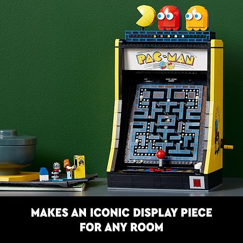 Miniatura 6 de LEGO Icons PAC-Man - Kit de construcción de arcade, construye un modelo réplica de un videojuego clásico, idea de regalo nostálgica para los