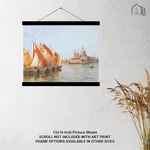 Miniatura 4 de Lost Cabin Fishing Boats Venice por Antonietta Brandeis  Impresión sin marco  Reproducción de pinturas de obras de arte finas  Regalo de póster