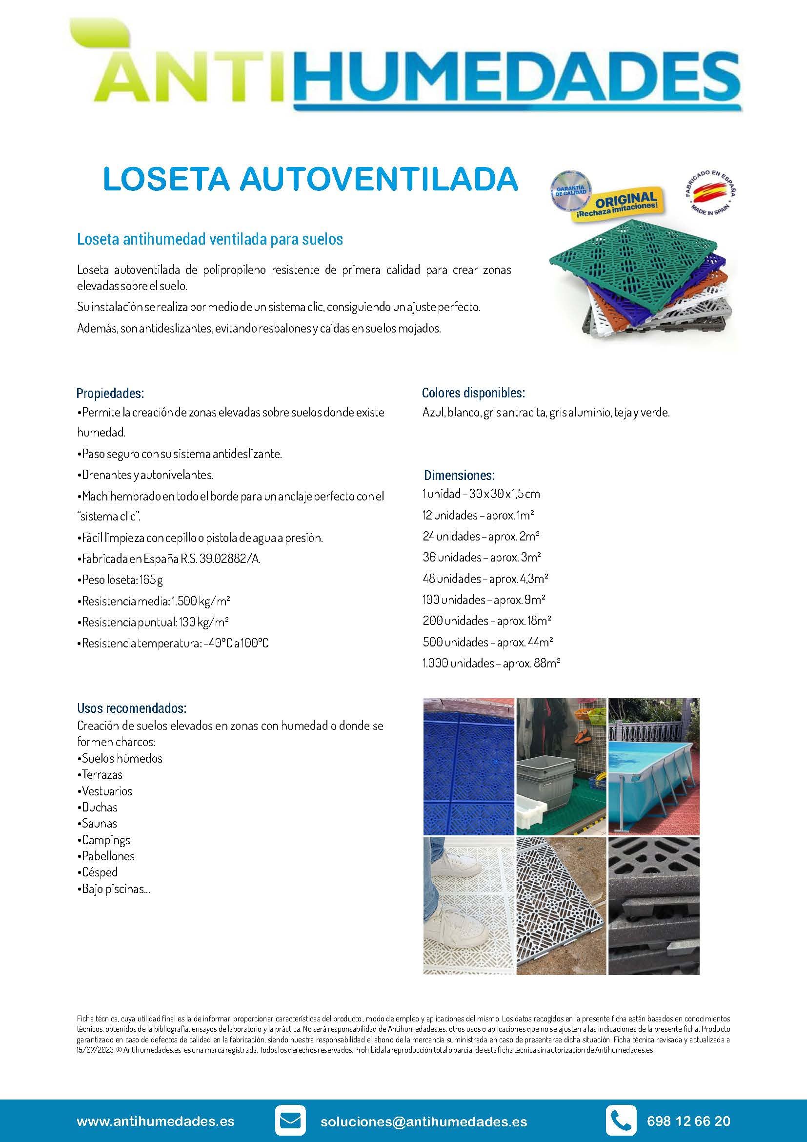 24 Losetas 30x30cm Gris Aluminio ≈2m² Piscina Terrazas Baños | Pack Ahorro. Suelo drenante. Evita humedades. Ideal en zonas húmedas, bajo césped artificial, tarimas, duchas y vestuarios