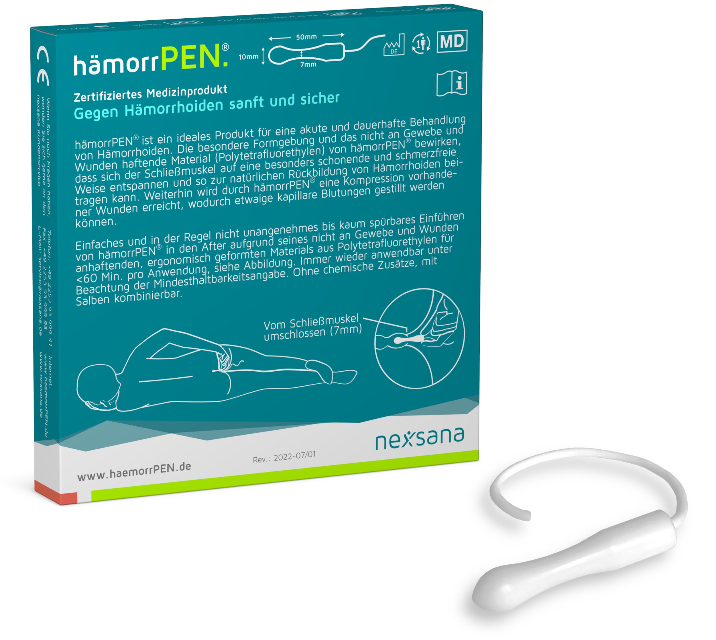 hämorrPEN Medizinprodukt - Hämorrhoiden Symptome behandeln, aber natürlich ursächlich - mit Salbe, Zäpfchen und Gel kombinierbar