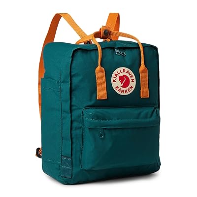 Fjallraven Kanken Backpack Bags Arctic Green/Spicy Orange, Textile