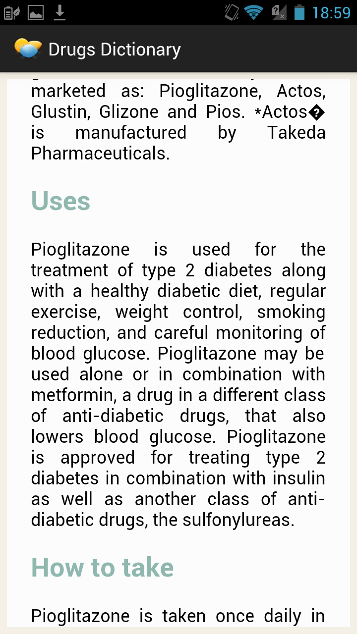 Drugs Dictionary - App on Amazon Appstore