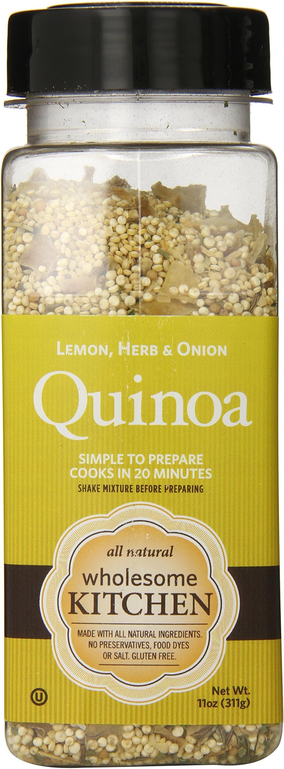 Wholesome Kitchen Quinoa, Lemon Herbs and Onion, 11-Ounce