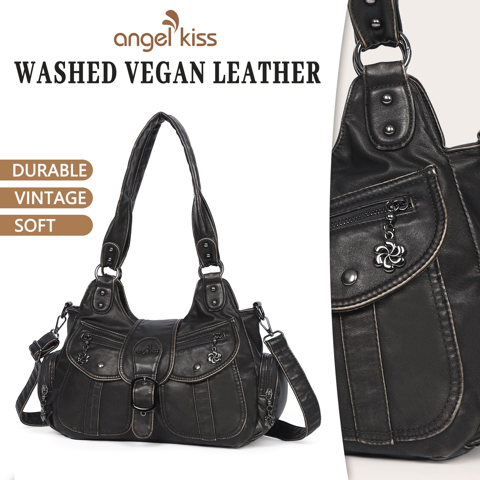 Angel Kiss - Top-handles Bag, Borsa a tracolla Hobo Donna