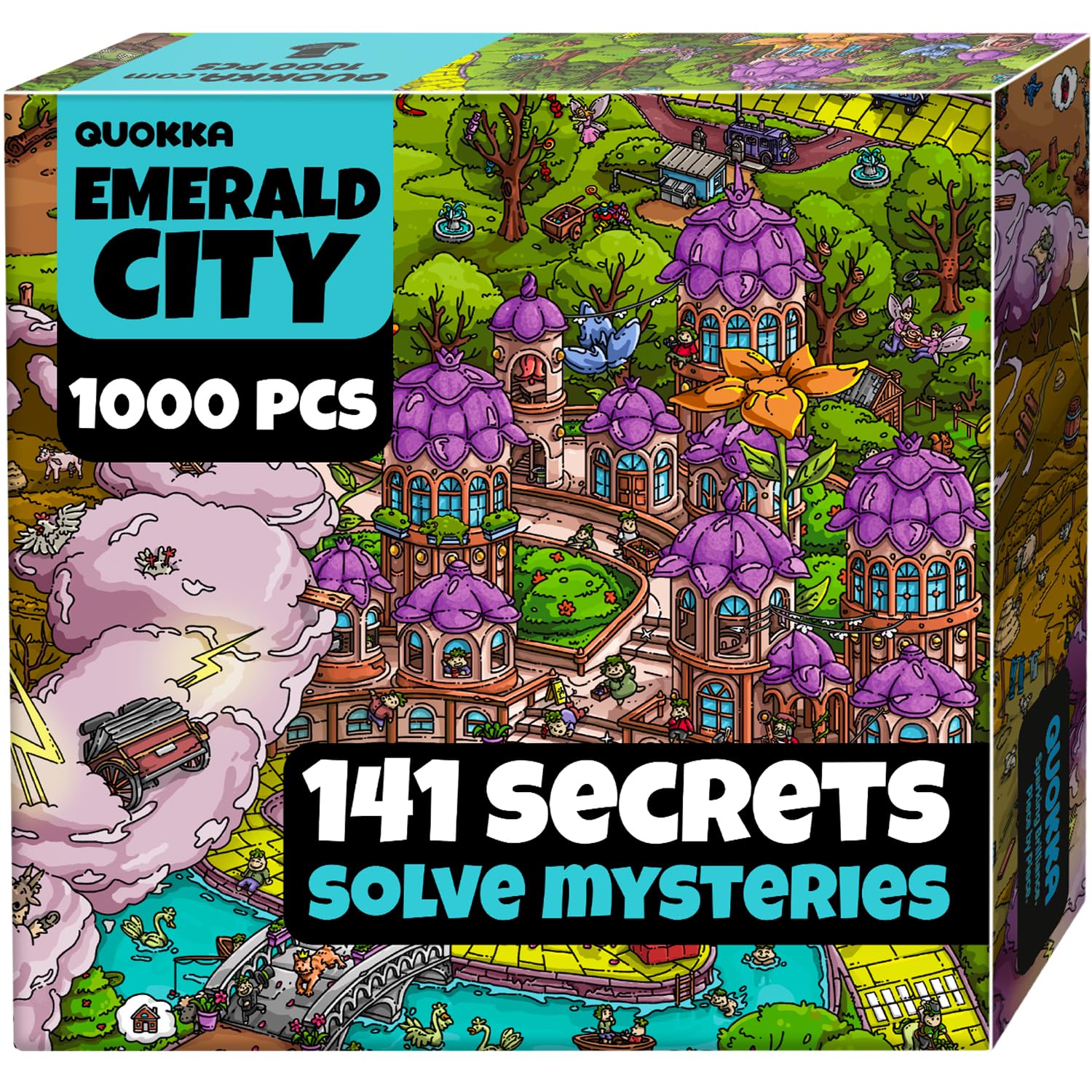 QUOKKA 1000 Piece Puzzle for Adults — Fantasy Adult Puzzles with Secret Tasks & Fairy Tale Audio Story for Deep Relaxation for Challenge Puzzle Lovers — image 1