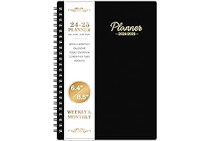 2024-2025 Weekly and Monthly Academic Planner