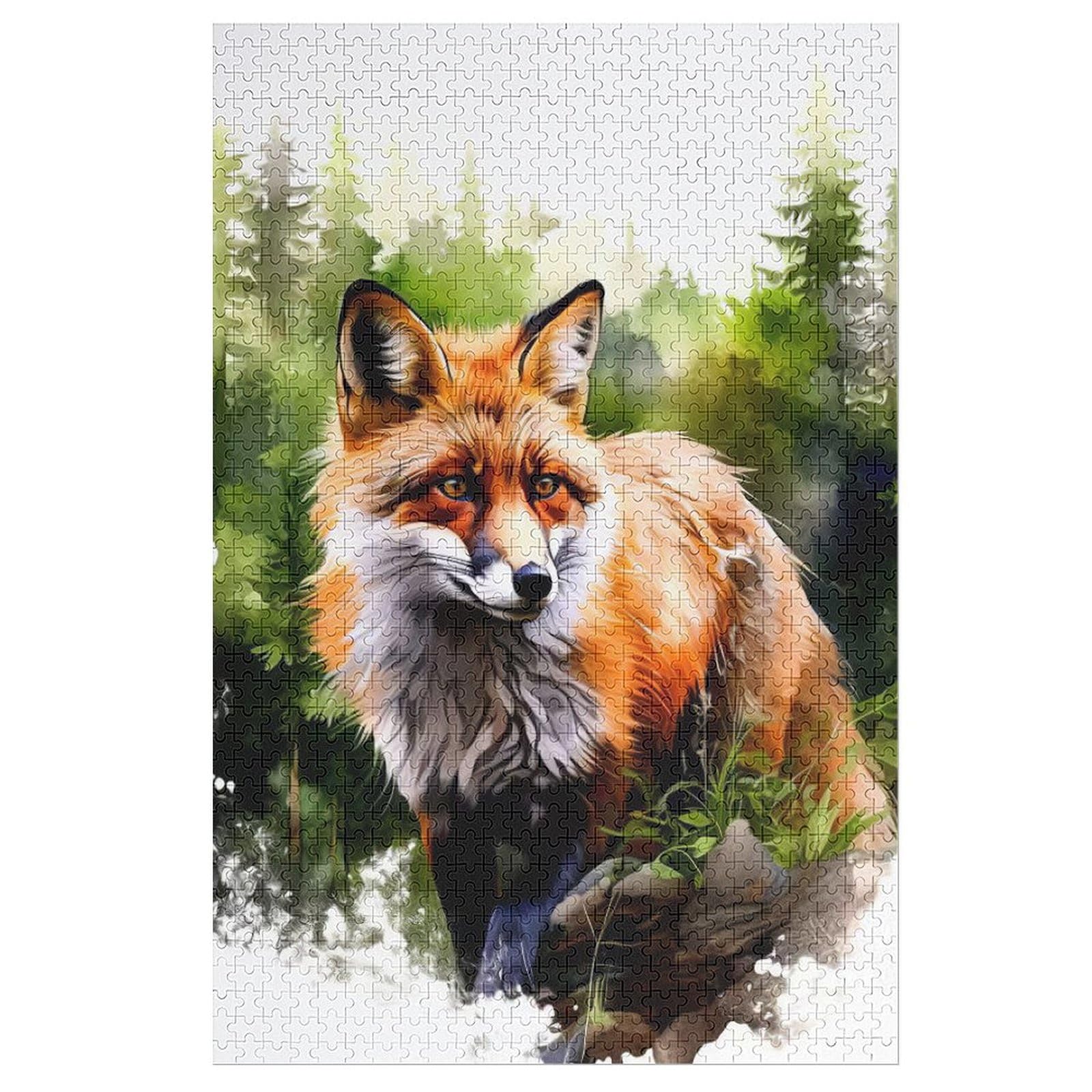 2000-Teile-Puzzles für Erwachsene – Fox – Kinderpuzzle Recycling-Familie 70x100cm