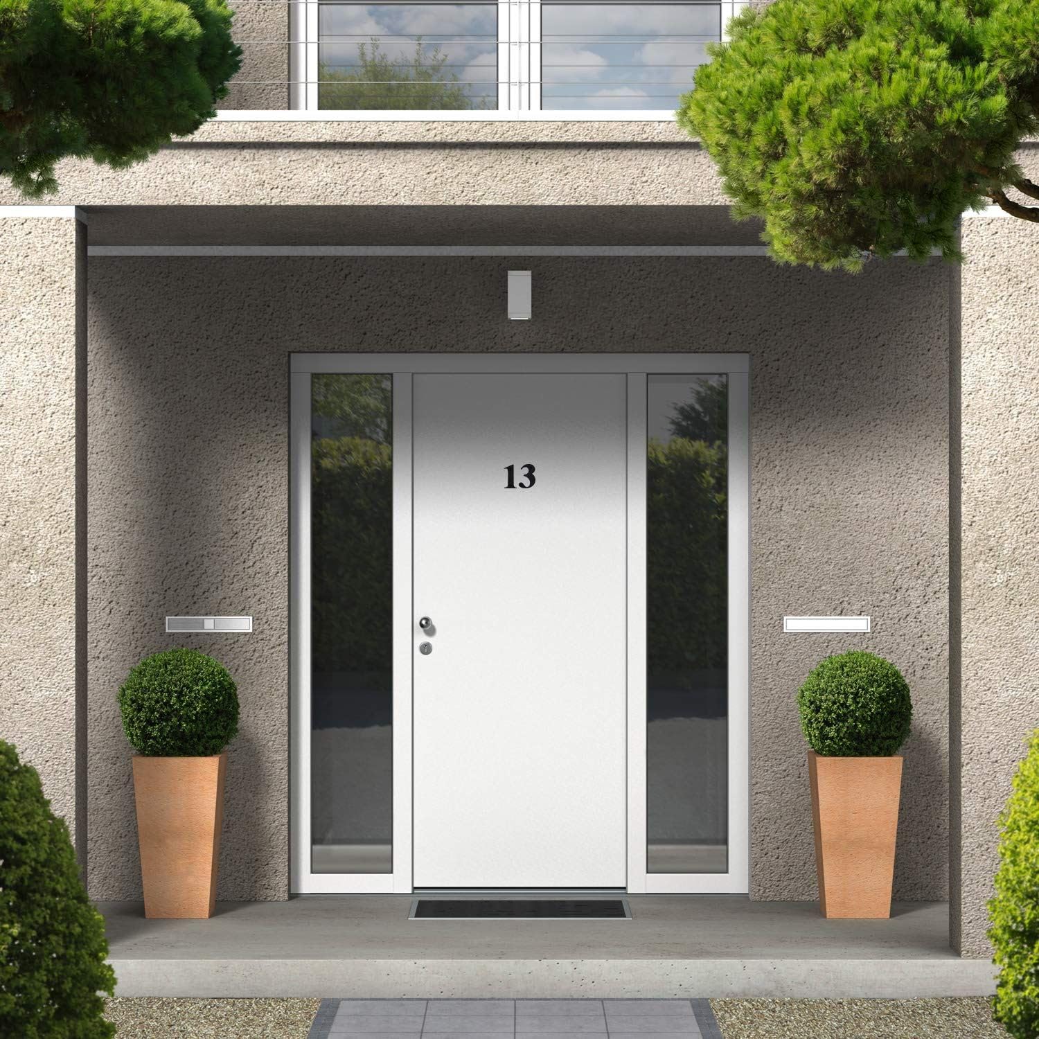 Everbilt Chiffre 8 Pour Adresse En Acier Inoxydable Fini Noir Mat 20,3cm | Home Depot Canada