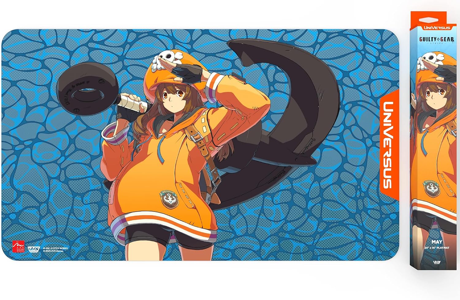 Guilty Gear - Strive - Playmat: May - 24x14 Neoprene Mat, Exclusive Character Art, Tabletop Trading Card Game Accessory, Collectible