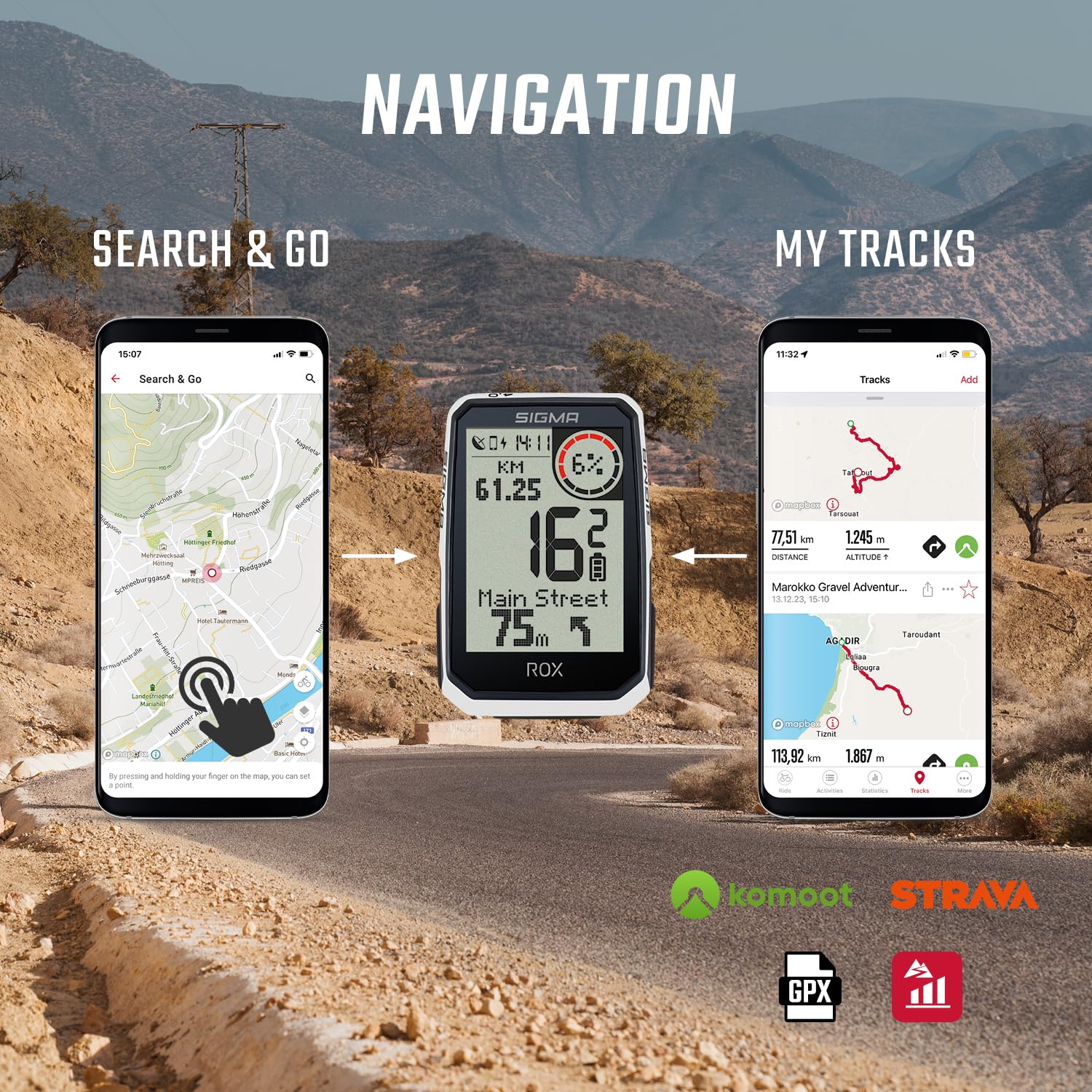 El ciclocomputador GPS para bicicletas eléctricas con mejor relación