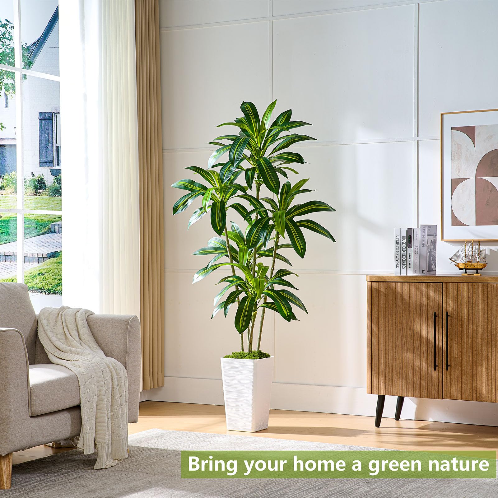 Dracaena Artificiel - Grandes Plantes Artificielles D'extérieur - Fournisseur D'arbres Artificiels - Groupe