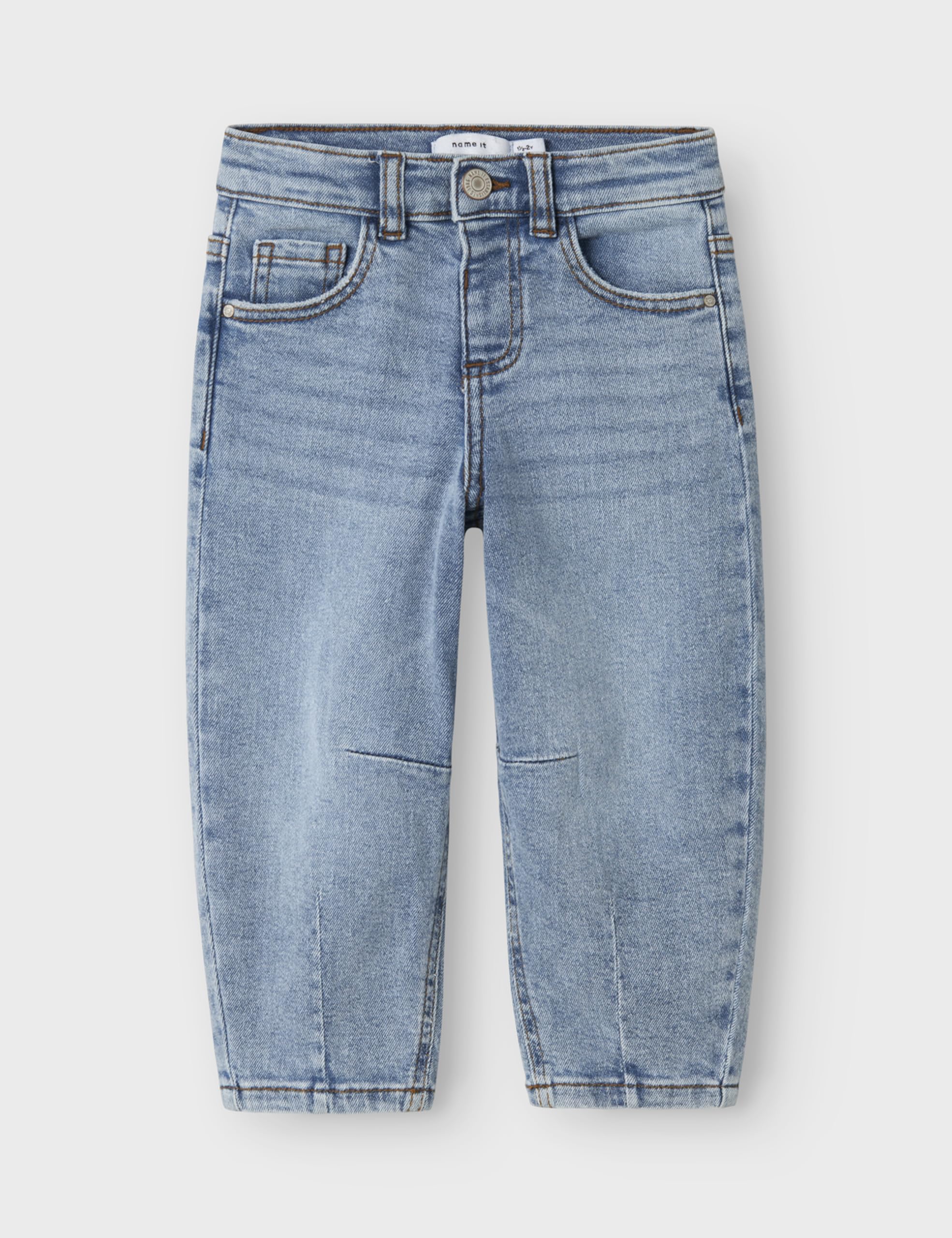 NAME IT Nmfbella Balloon Jeans 2441-sm Noos - Nmfbella Dżinsy Balloon 2441-Sm Noos Dziewczynki