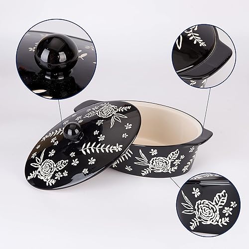 Miniatura 6 de Wisenvoy Cacerola con tapa - Plato para hornear para horno