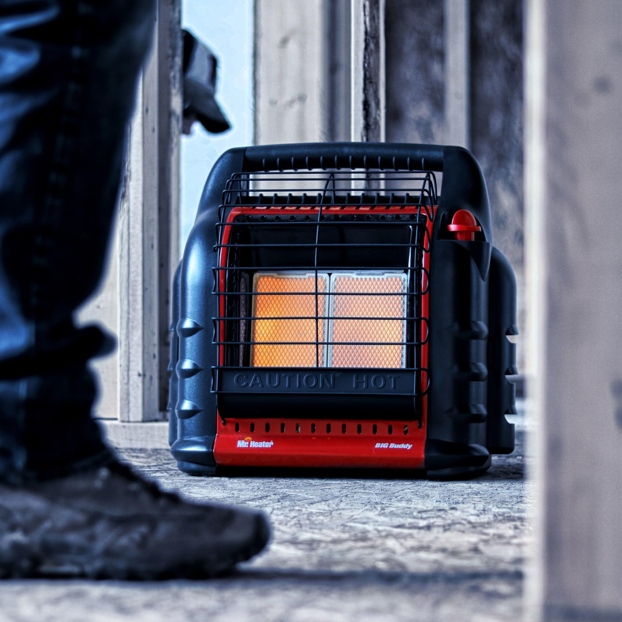 Sizet Corporation MH18B Portable Propane Heater, Red
