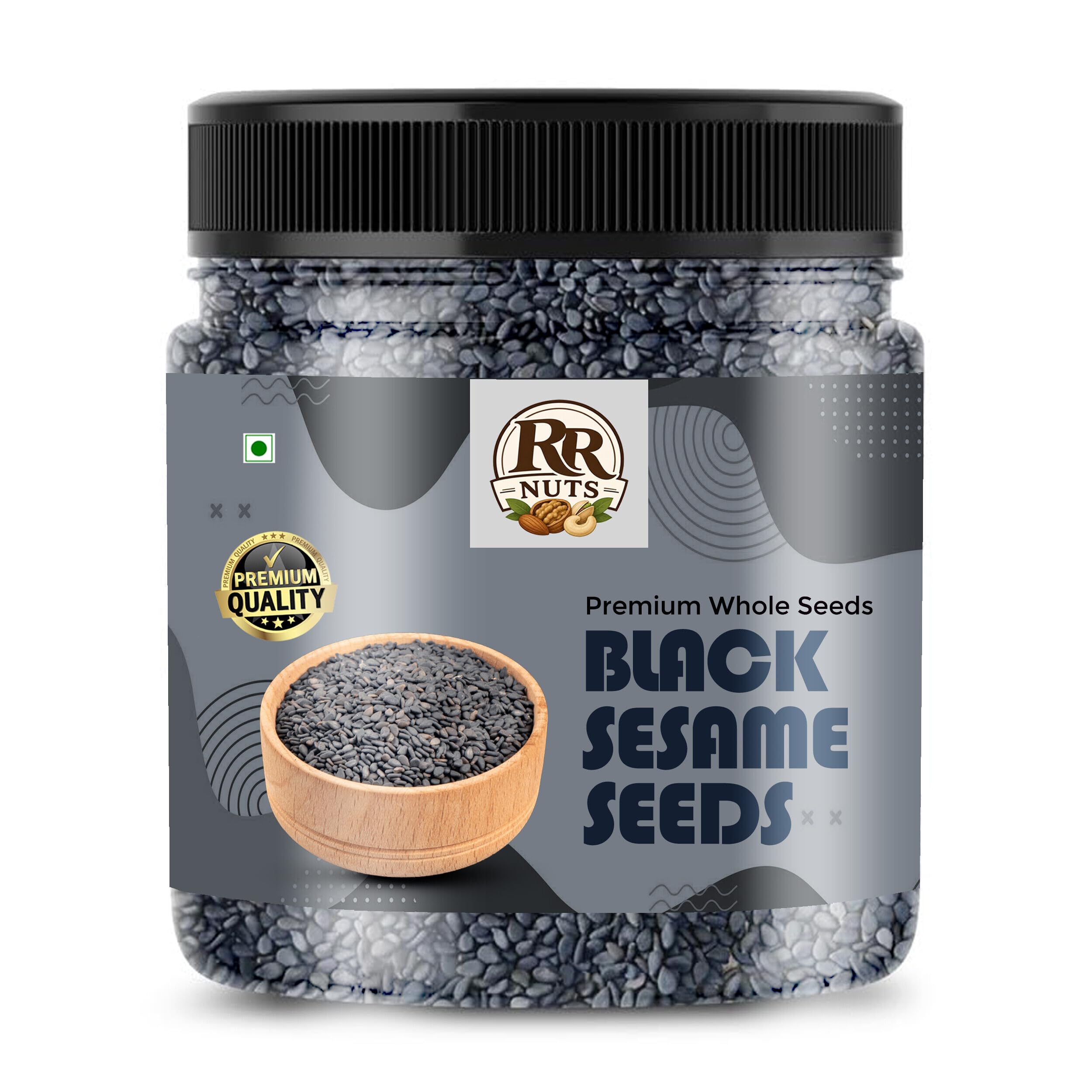 RR NUTS Black Sesame Seeds for Eating 1Kg| Whole Fresh and Natural Unhulled Kale | Black Til Seed for Weight Management, Indian Spice | Kaale Til-image-13