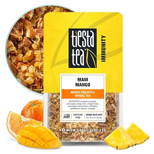 Tiesta Tea - Té sabor Mango Maui o Limonada de fresa disponible en Yaxa Colombia