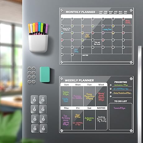 Clear Calendar for Fridge: Unveil a Vibrant Hub for Home Organization