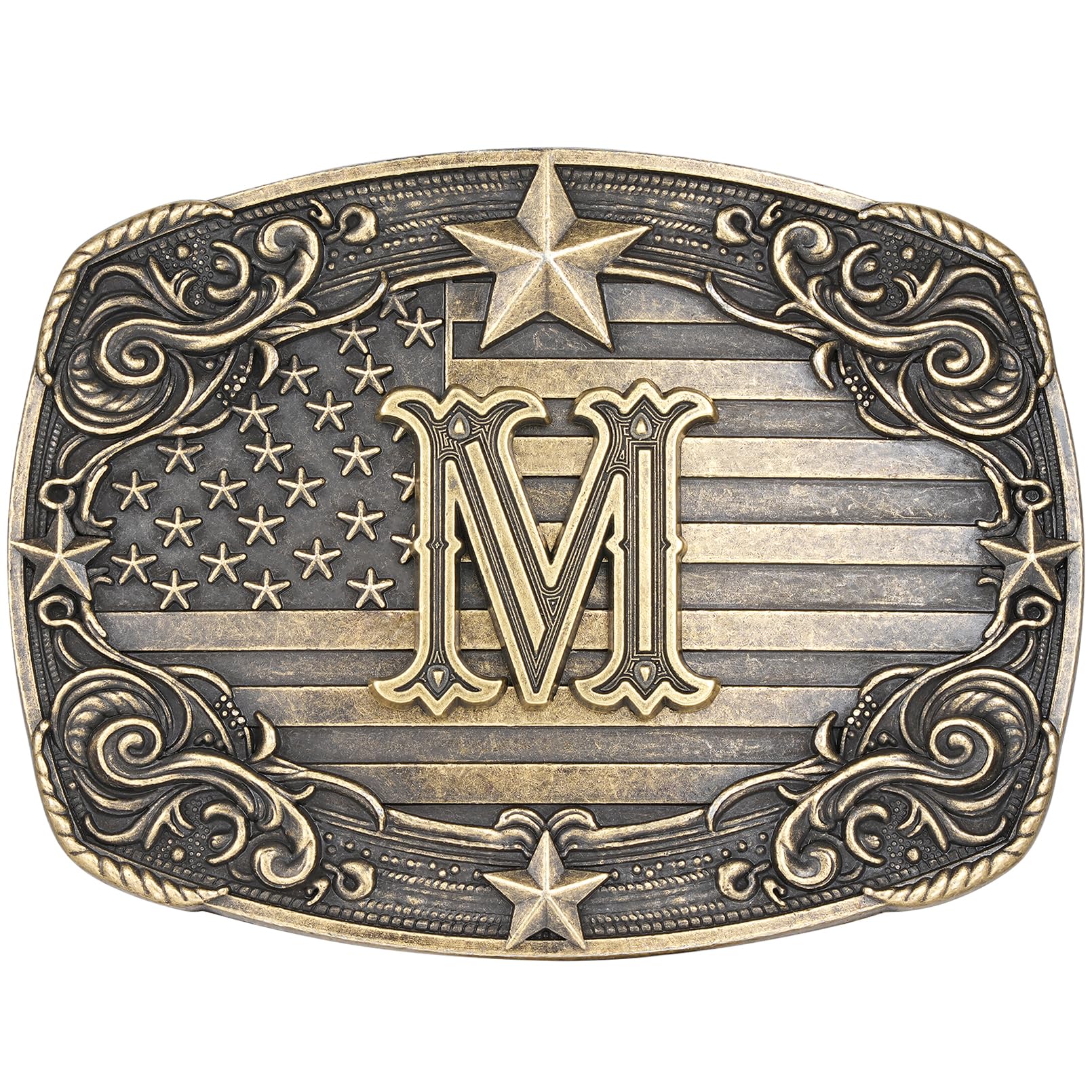 Western Belt Buckle for Men Women Initial Letter A to Z Cowboy Belt Buckle Texas Buckle hebillas vaqueras para hombre-image-26
