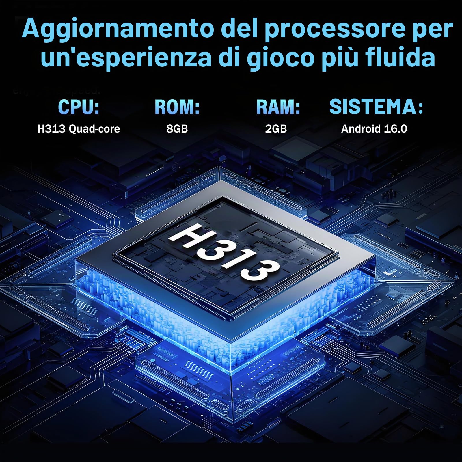Android 16 2026 Nuovo TV Stick,Processore Allwinner H313 Quad-Core,Dual WiFi 2.4/5 GHz + BT 5.4,TV Stick Intelligente con Telecomando,Dispositivo Android per Soggiorno/Camera/Viaggi(Nero) (2+16G)