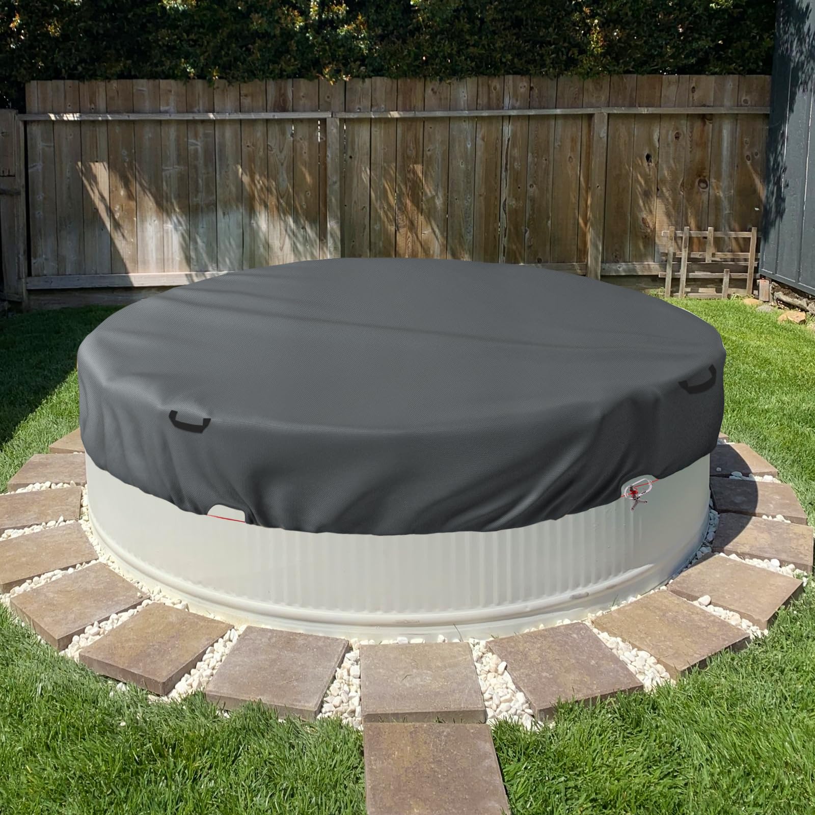 Stock Tank Bitubi 7 8 Ft Steel Round Pool Coverupgraded With Stock 