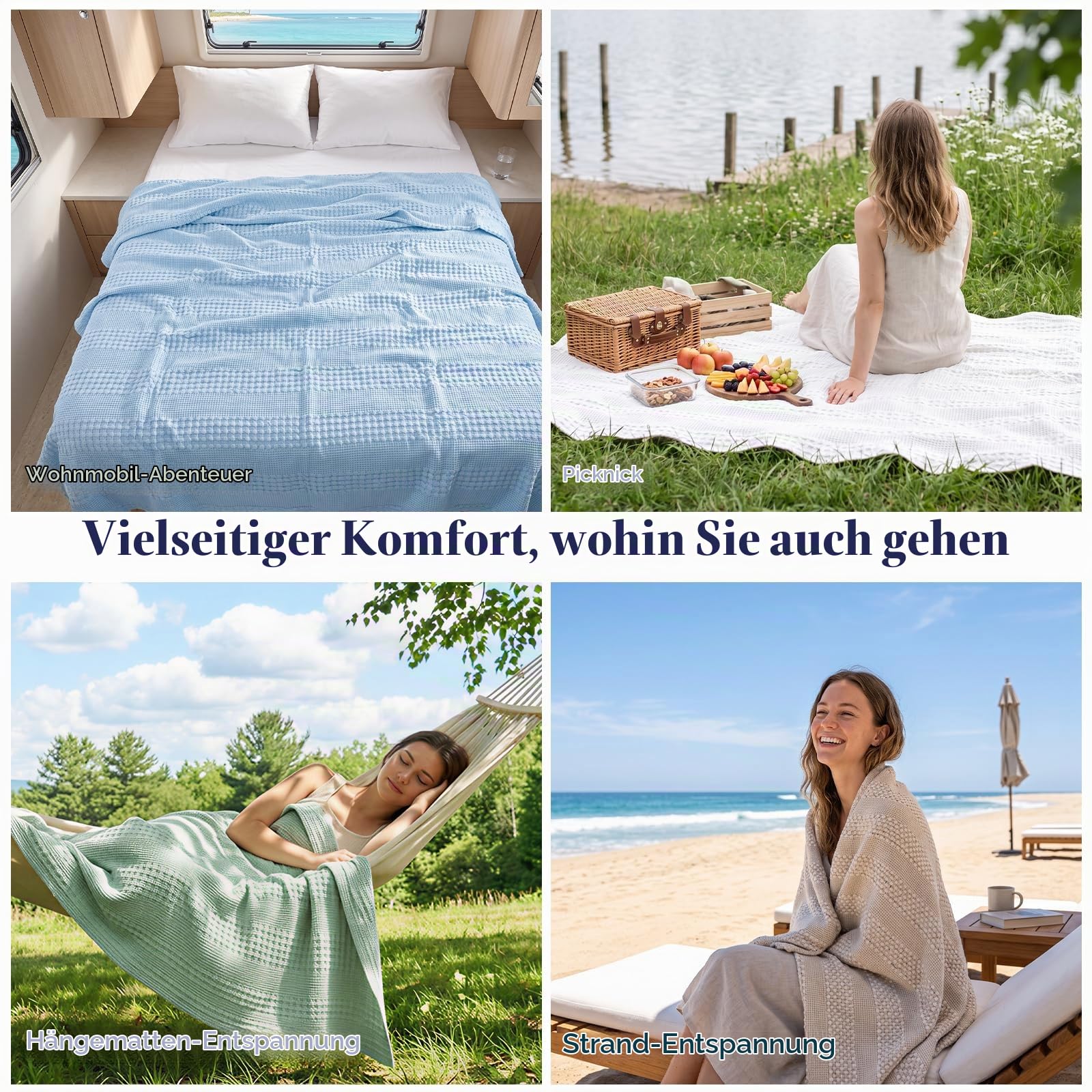 Phf Überwurfdecke aus 100% Baumwolle – Bild 7
