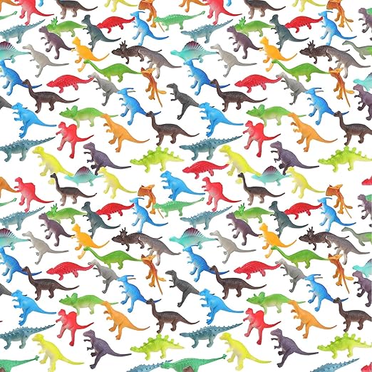 168 Pcs Mini Dinosaur Figure Toys - Realistic Plastic Dinosaur Set for Kids Children Toddler Learning Educational, Goody Bag, Party Supplies, Pinata Stuffers Easter Eggs Easter Basket Filler