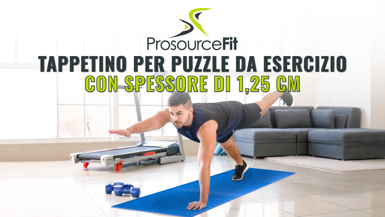 Tappeto Da Fitness Set Tatami 9 Pezzi A Incastro Per Pavimenti - Foto 3