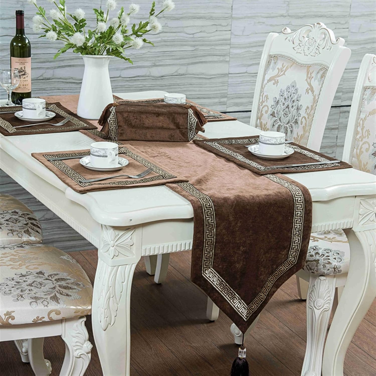 Table Runners Faux Velvet Table Runner Luxury Classy