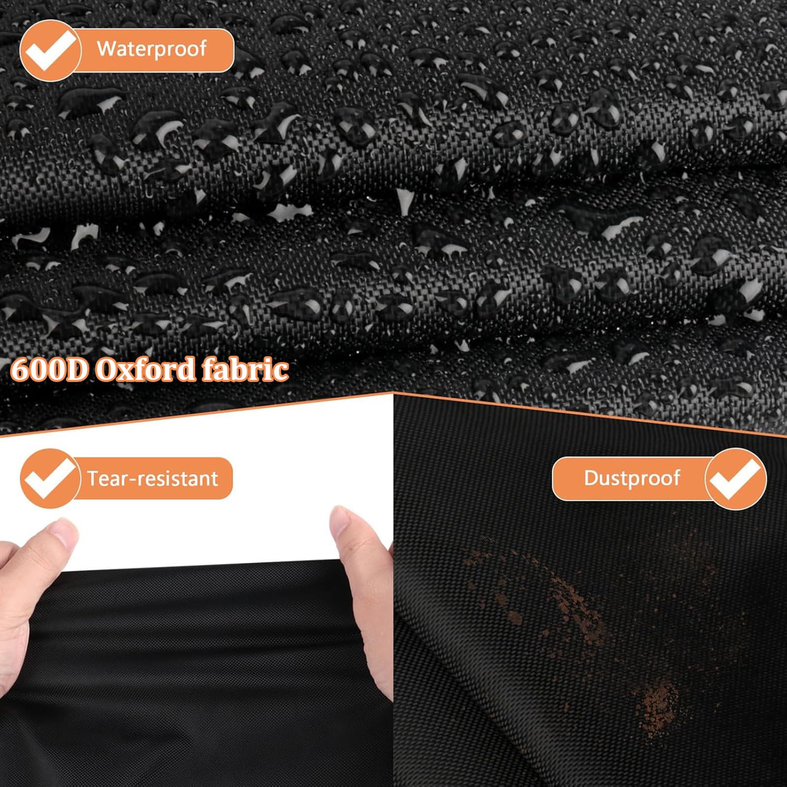 Copertura per macchina per bevande Ninja Frozen, coperchio in nylon impermeabile antipolvere per macchina per granite Ninja FS301/Ninja SLUSHi Professional Frozen FS301C (nero)
