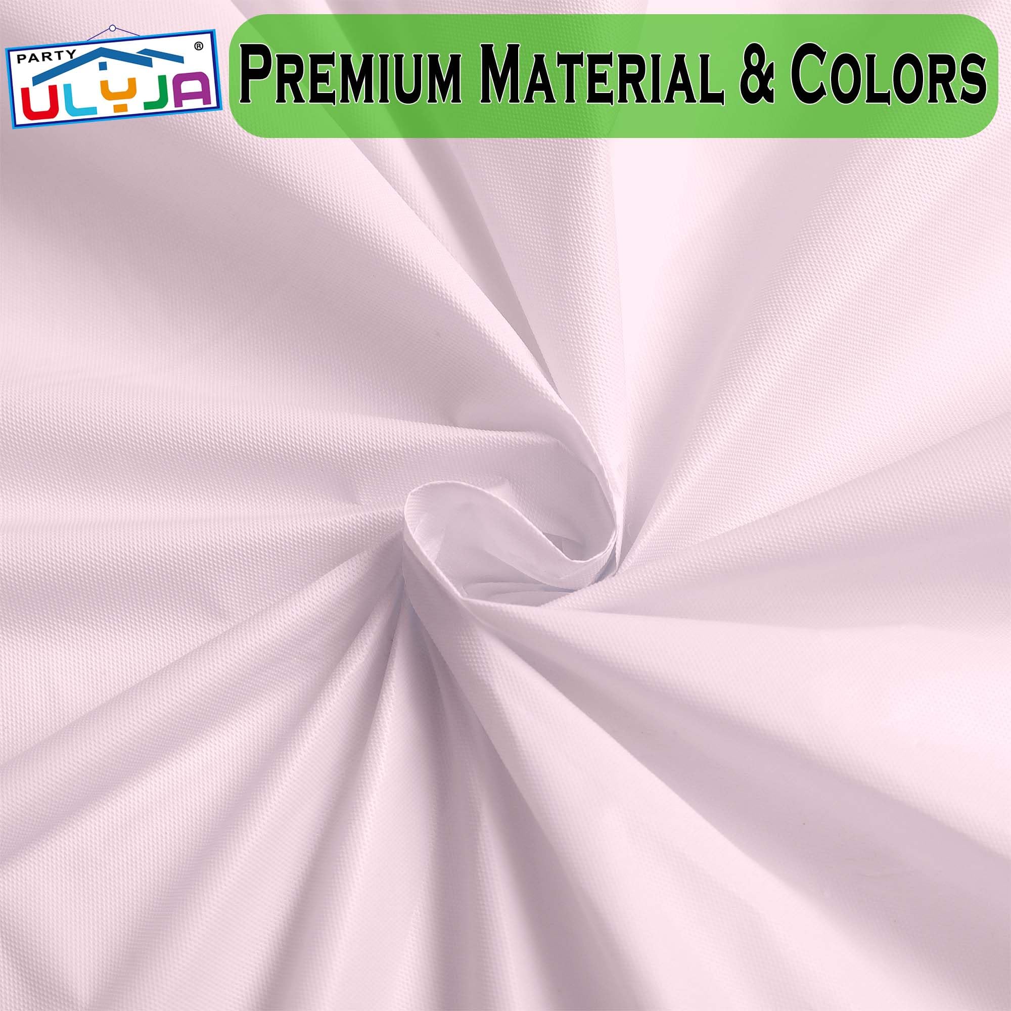 Party Ulyja Blush Pink 2 Pack Plastic Tablecloth Rectangle 54 x 108 Inches Disposable Pale Pastel Pink Reusable Table Covers for Dining, Birthday, Wedding, Picnic, Event and Outdoor Use — view 3