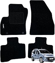 Car Mats for Fiat Qubo, High Quality Carpet, 2 Pin Safety, Made in Italy