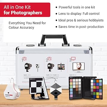 Datacolor Spyder X2 Photo Studio Kit: Ultimate photo colour tool kit. Manage colour throughout your photo workflow, from capture to editing, in any lighting
