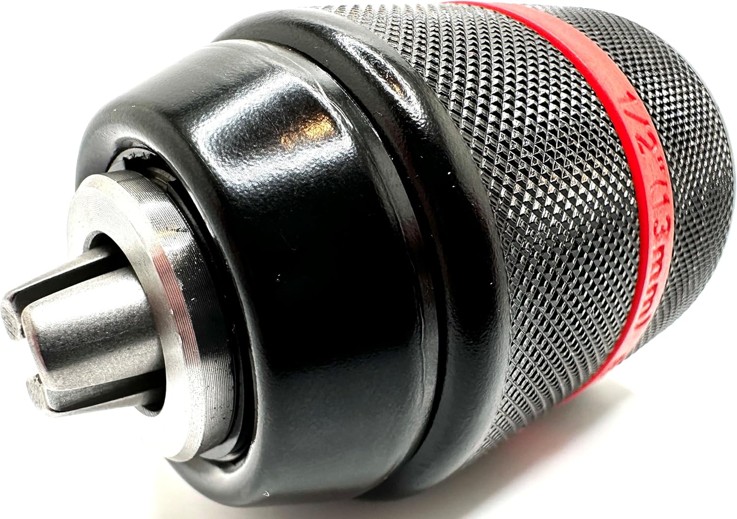 1/2" Keyless Drill Chuck for 5/16-24 Threaded Polisher Sander Tools, 0.08” – 0.51” Capacity, Self-Tighten Drill Chuck, Upgrade Accessory for SPTA, WORKPRO & similar 5/16-24 threaded tools