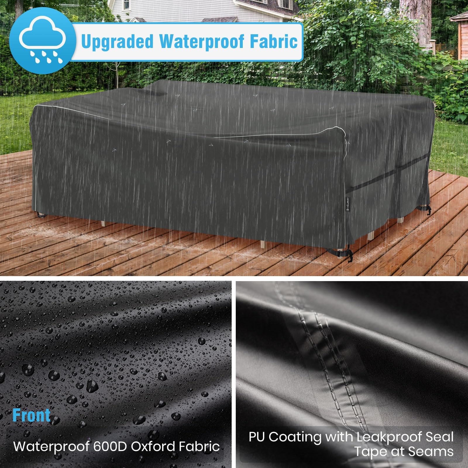 Velway Large Garden Furniture Covers - Image 4