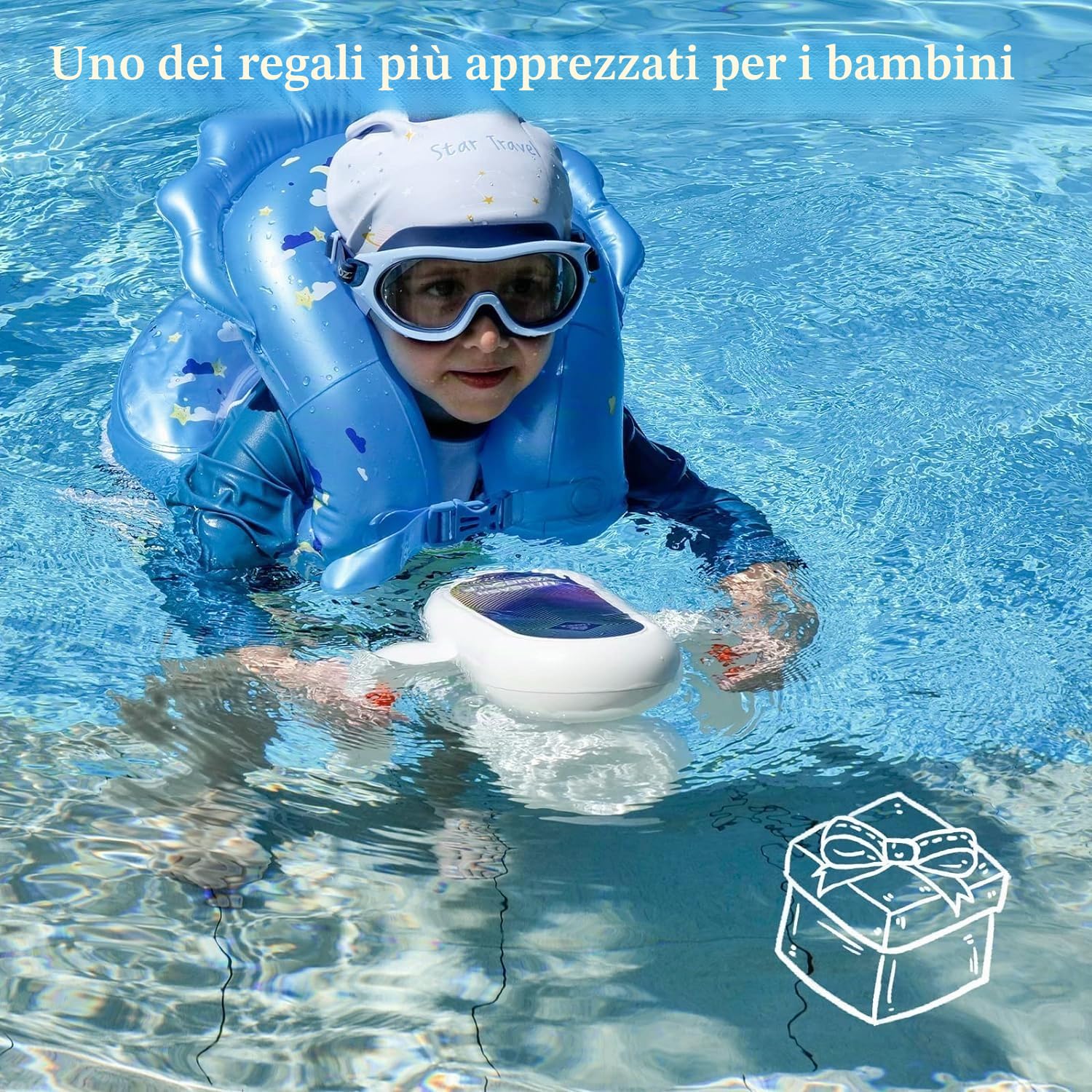 sublue Hagul - Monopattino subacqueo, 50 minuti, 2 marce, interruttore di velocità, 50 minuti, 15 m, impermeabile, per sport acquatici, piscina per bambini