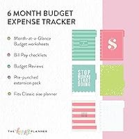 Vista 3 de me & my BIG ideas 2019 Budget Extension Pack - The Happy Planner Scrapbooking Supplies - 6 Month Expense Tracker - Bill Pay Checklists & Budget