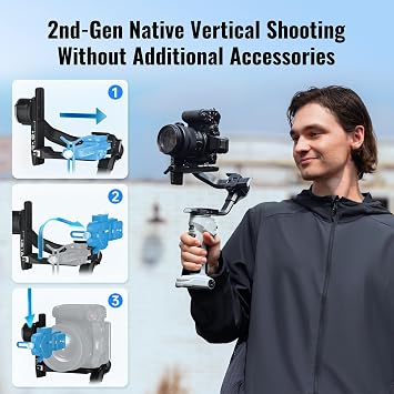ZHIYUN Crane 4E Camera Gimbal Stabilizer for Canon/Nikon/Sony with Tripod