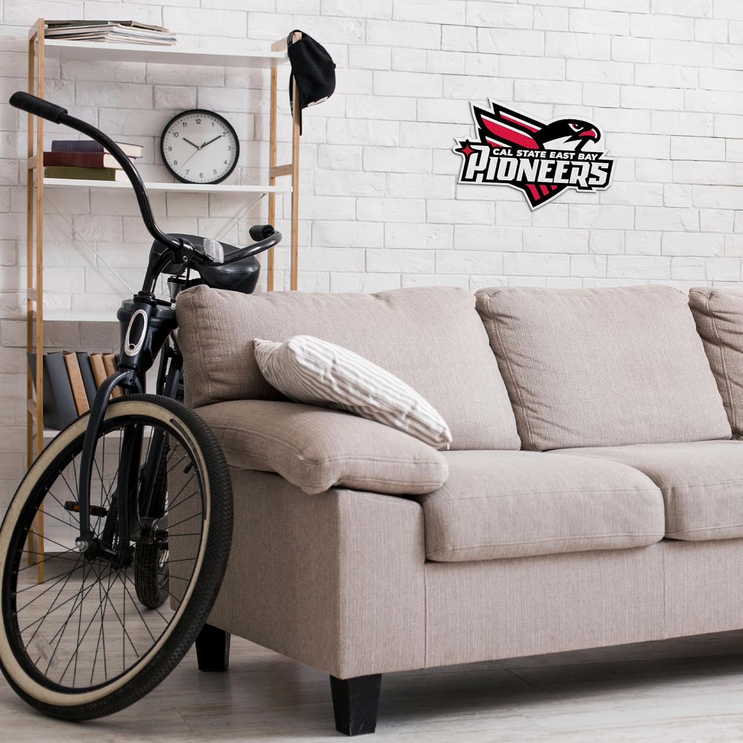 Rico Industries NCAA Cal State East Bay Pioneers Shape Cut Pennant - Home and Living Room Décor - Soft Felt EZ to Hang - Image 3