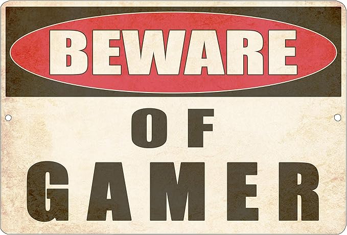 AdHoc se disculpa por la gestión inadecuada de la advertencia sobre censura en la versión de Nintendo Switch de Dispatch 7 81oS5WHkk2L. AC SX679 Rogue River Tactical Funny Video Games Metal Tin Warning Sign Wall Decor Man Cave Bar Bedroom Beware of Gamer