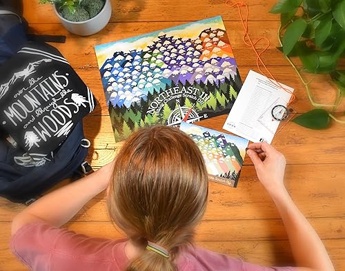 Miniatura 8 de AdirondacksHikerHikingHigh PeaksADK 46er Scratch off 46er JournalMappeakquest 5 x 7" Hiking Supplies and Accessories (Size of a large Greeting Card