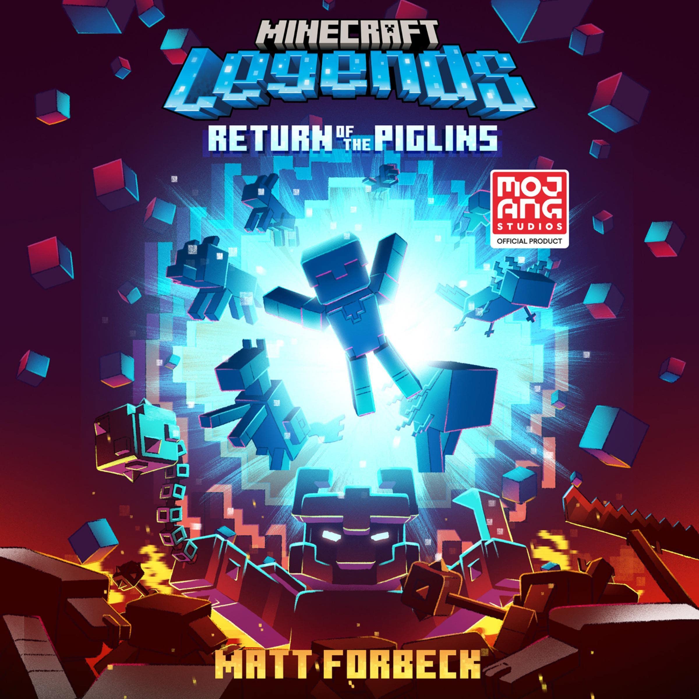 Cover art for Minecraft Legends: Return of the Piglins
