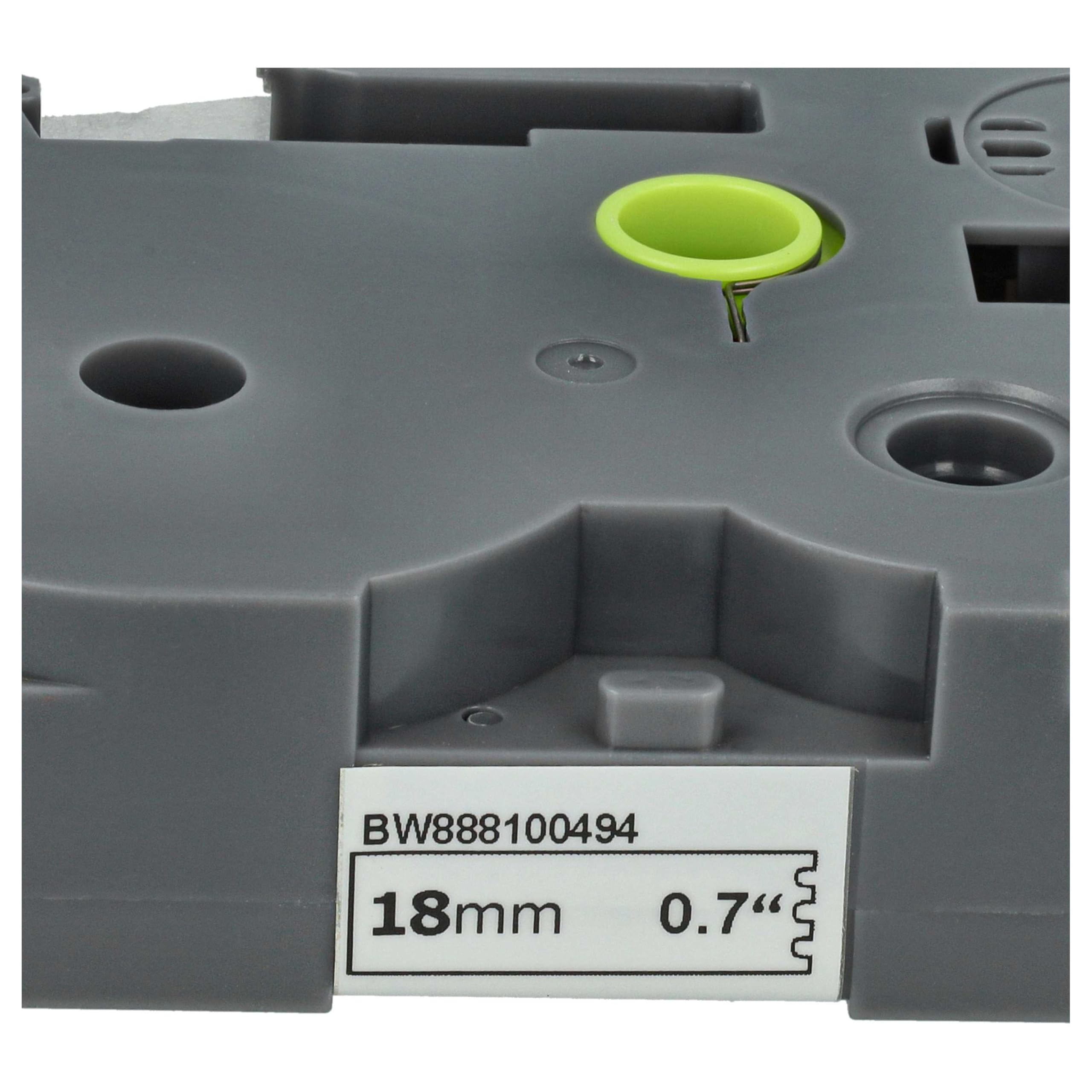 Produktbild von Vhbw Druckkopf-Reinigungskassette – Ersatz Für Brother TZE-CL4, TZECL4, 18 Mm X 2,5 M, Für Etikettendrucker