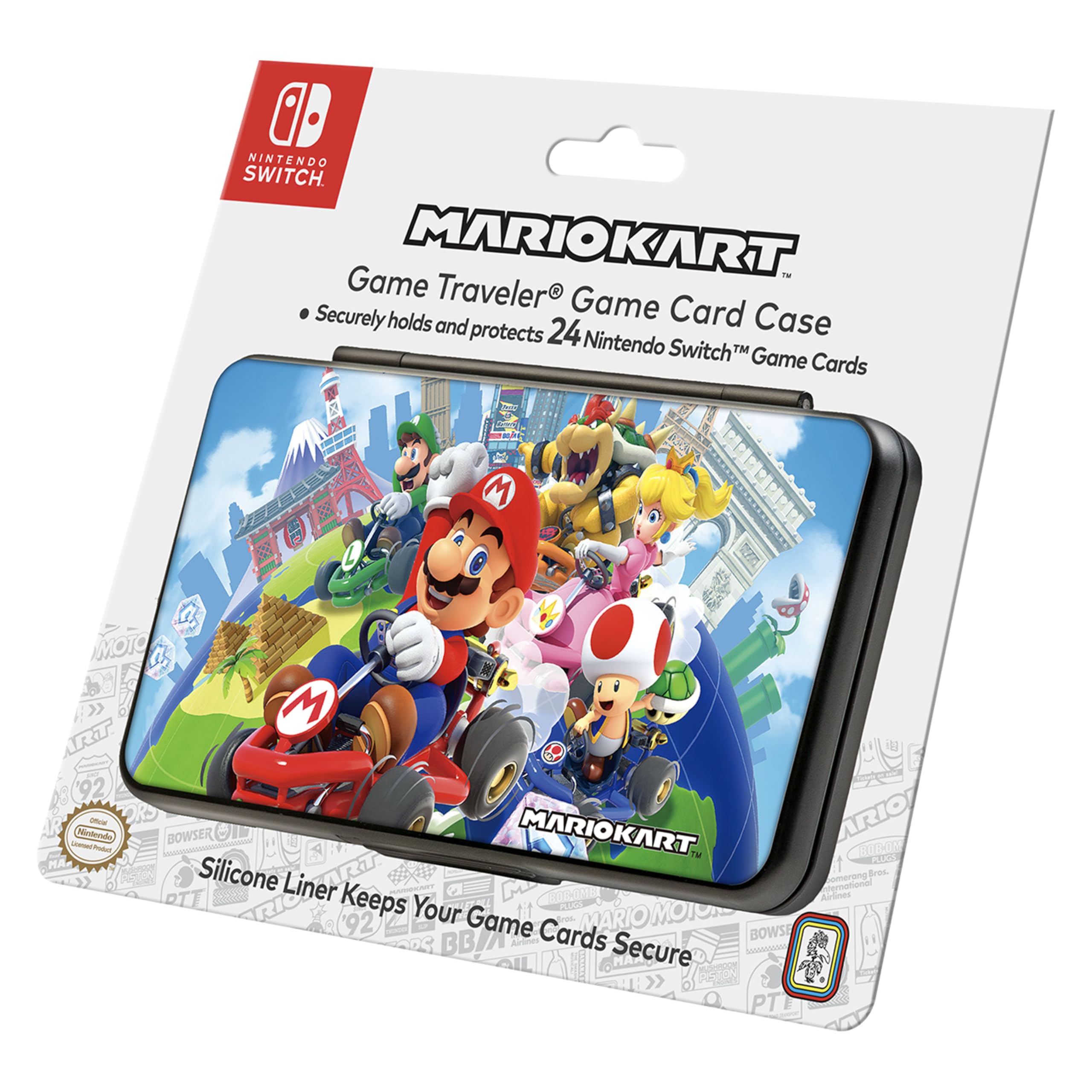 RDS Nintendo Switch Game Card Case - Mario Kart - Holds 24 Game