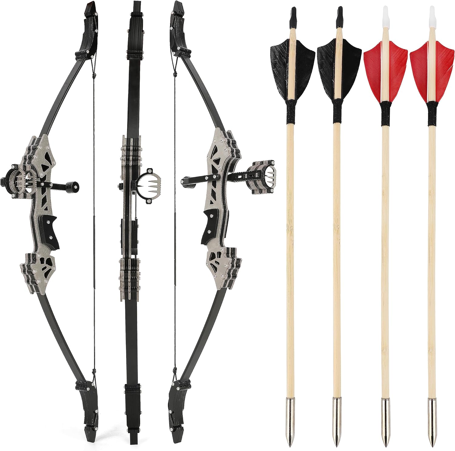 limaity Archery Mini Compound Bow Set Whith Arrow Target Paper for