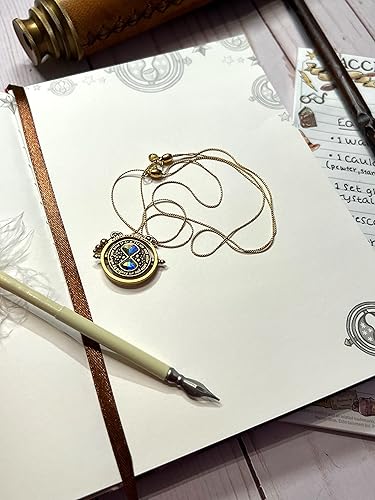 Miniatura 5 de CON*QUEST Conquest Journals Harry Potter Time Turner - Diario liso, 150 páginas, encuadernación plana, marcapáginas de cinta, papel crema de 165