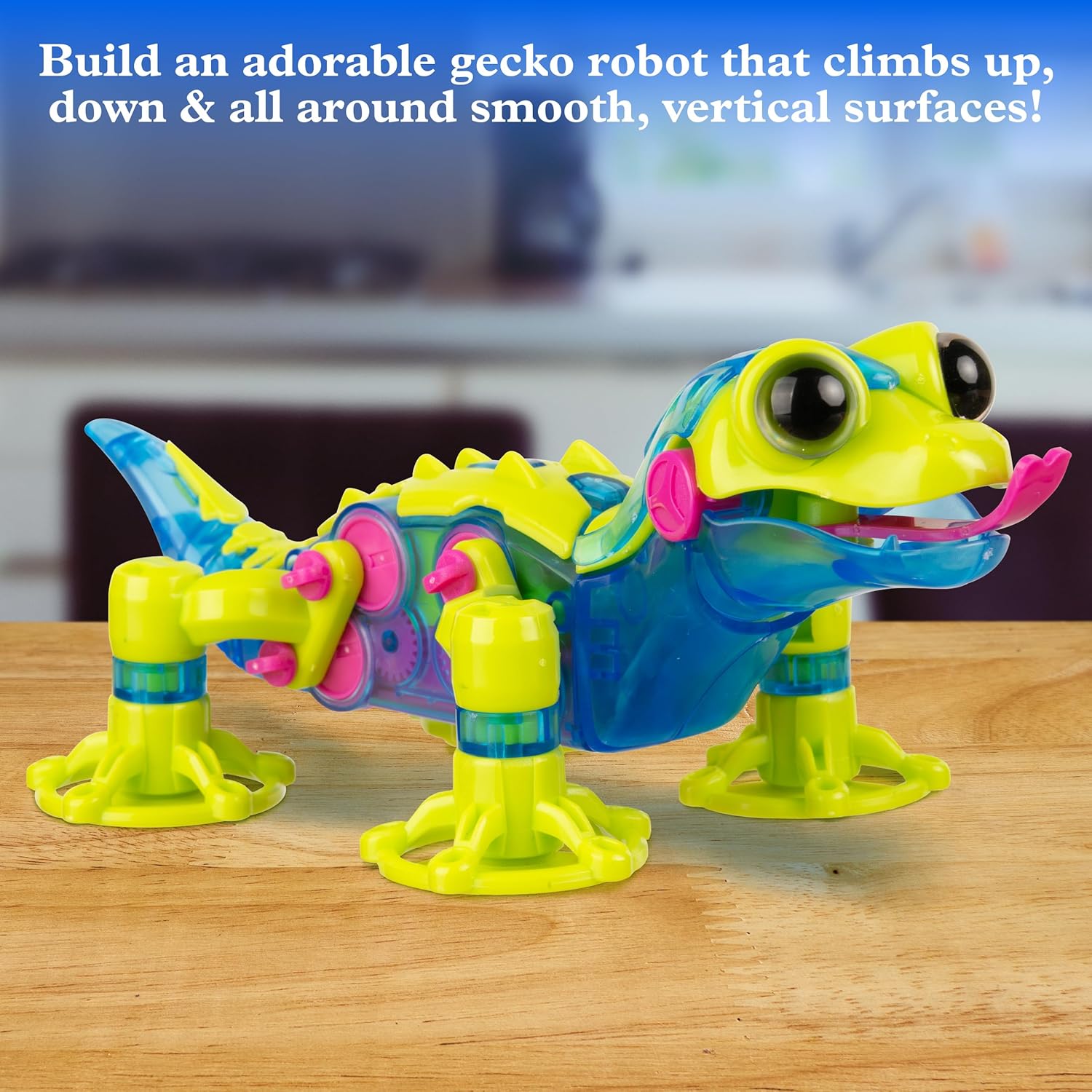 Thames & Kosmos GeckoBot 2.0 STEM Experiment Kit | Build a Wall-Climbing Gecko Robot, Improved Design & Suction Cup Technology, Guided Assembly, Fun & Educational Science Gift for Boys & Girls Ages 8+ - Image 3