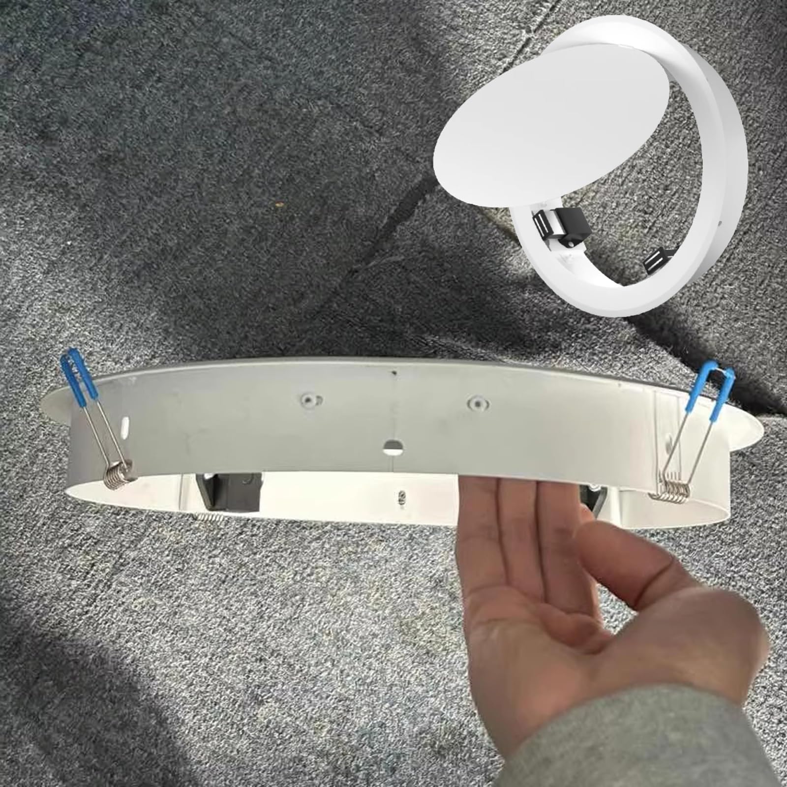 Panneau d'accès mural blanc 250 mm avec bride pour cloison sèche