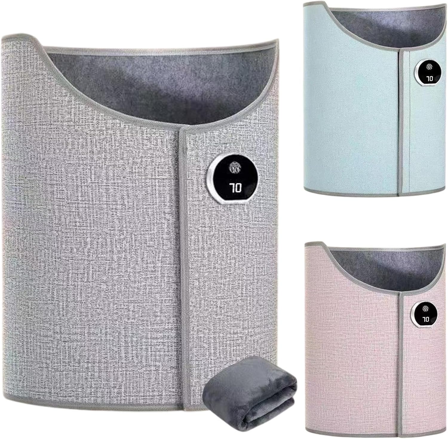 Leg Warmer - Foldable Under Desk Foot Heater for Warmth | Cylindrical Wrap Style Warmer with Heat Retention Lining, Compact Carry Fold & Comfort Fit Feature for Home, Office, Study and Family