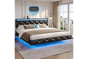 Hasuit King Size Floating Bed Frame: Enhance Your Sleep Sanctuary with Style and Functionality